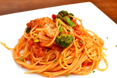 Spaghetti pasta food photo