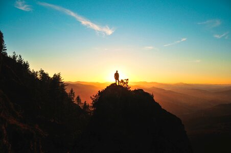 Sunrise mountain people