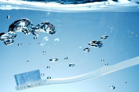 Toothbrush water