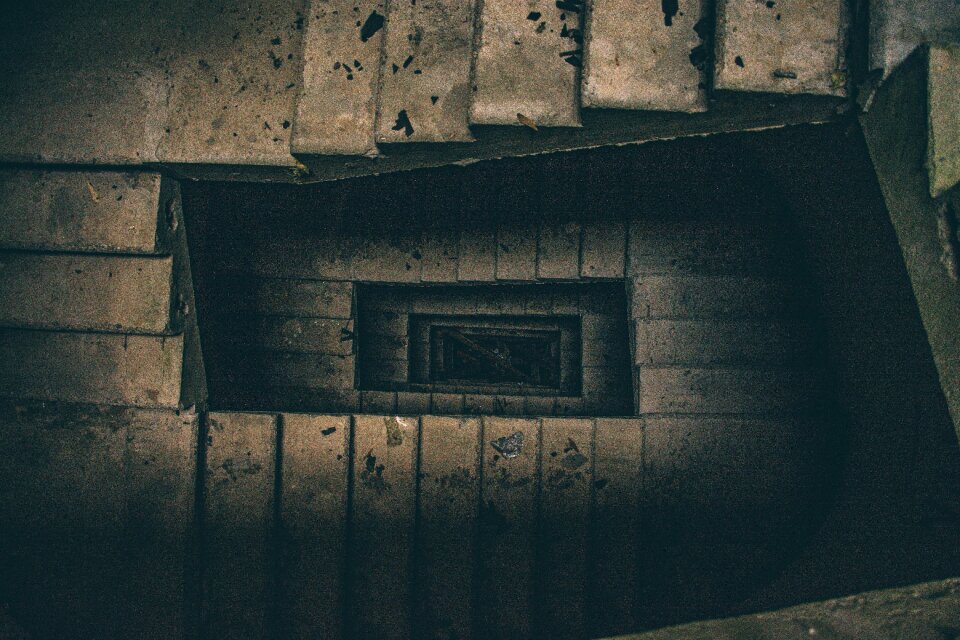 Urbex spiral staircase