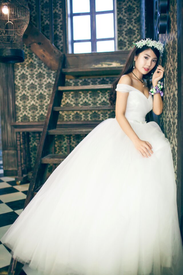Wedding bride girl woman
