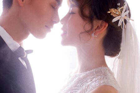Wedding bride groom