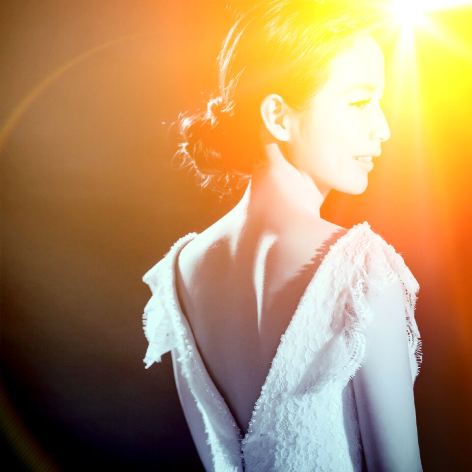 Woman girl light