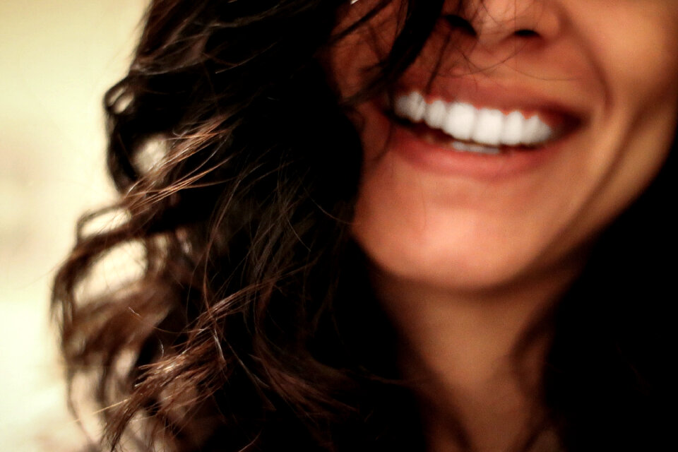 Woman laugh smile photo