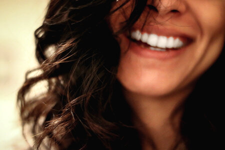 Woman laugh smile photo