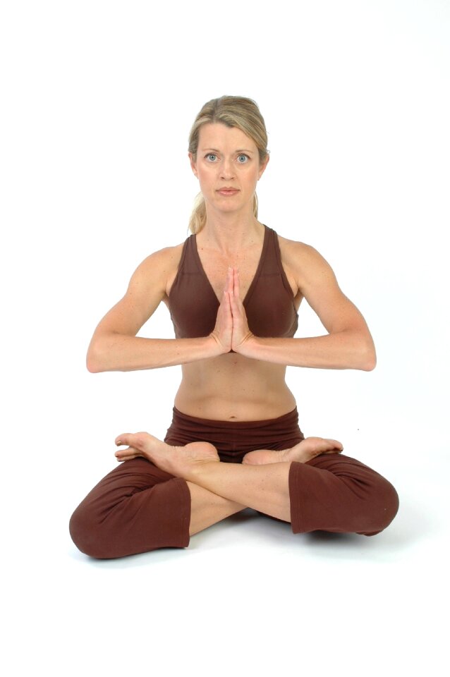 Woman yoga zazen