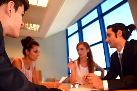 Business persons meeting