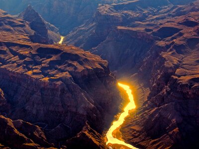 Grand canyon colorado river photo