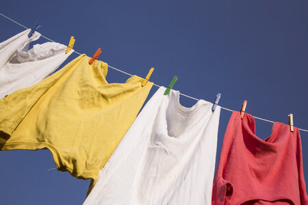 Hung laundry