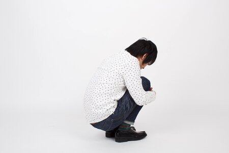 Man male portrait depressed