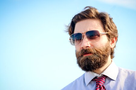Man portrait beard photo
