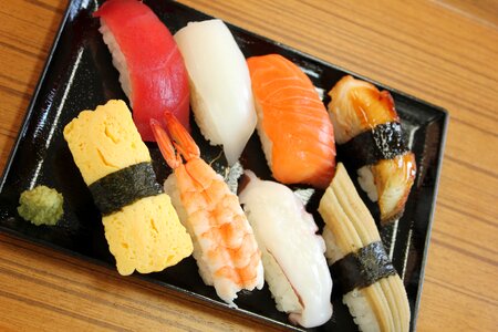 Nigiri sushi japanese food photo