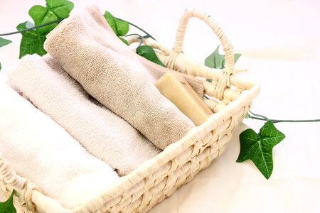 Soap towel photo