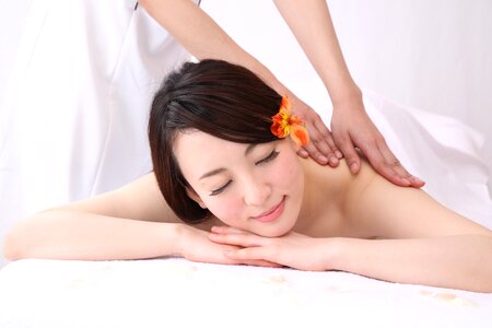 Woman gir massage