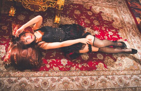 Woman girl gothic lolita