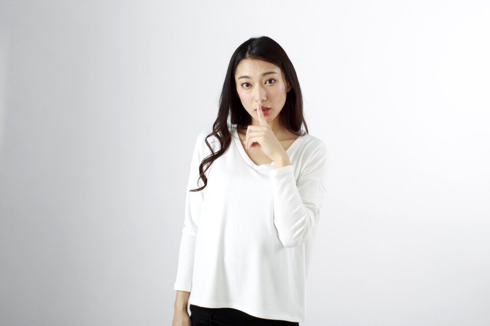 Woman girl secret