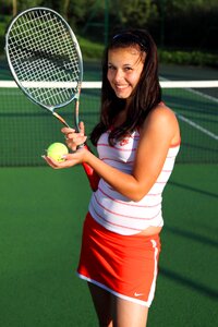 Woman girl tennis sports