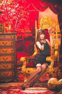 Woman girl gothic lolita