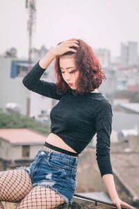 Woman girl portrait