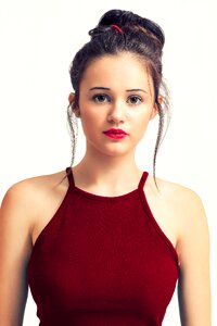 Woman girl portrait
