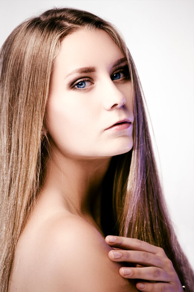 Woman girl portrait