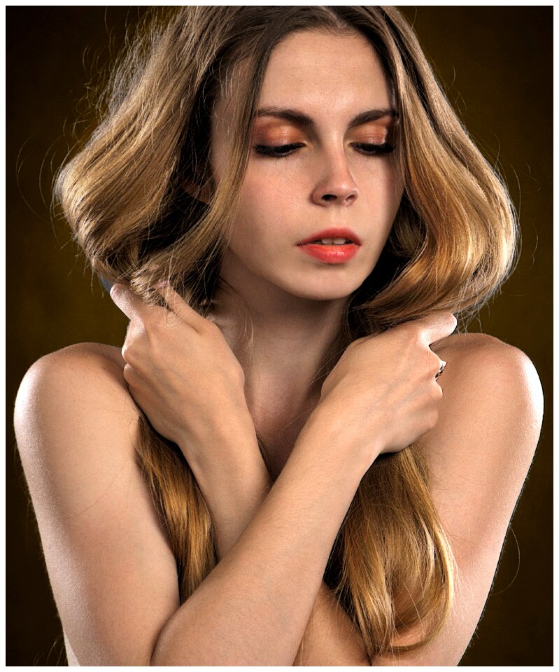 Woman girl portrait