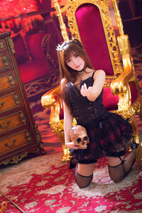Woman girl gothic lolita