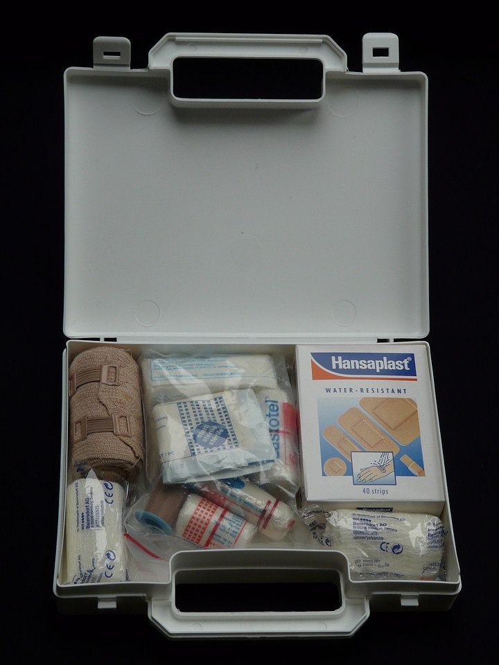 Luggage white emergency