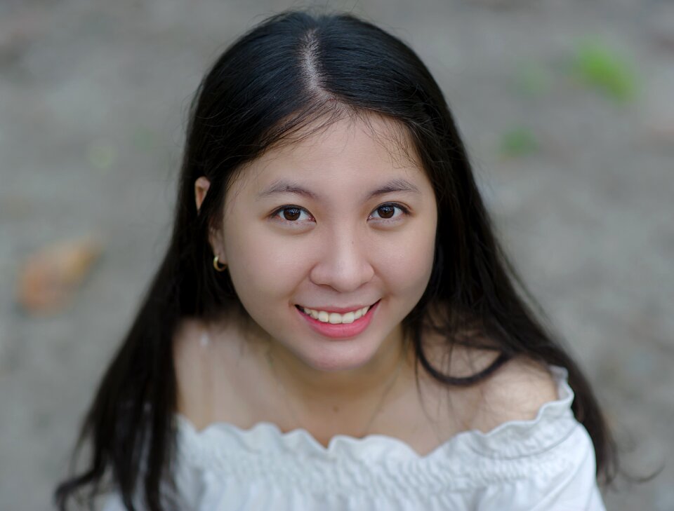 Woman girl portrait