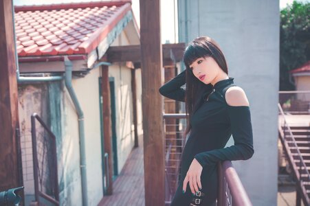 Woman girl cheongsam