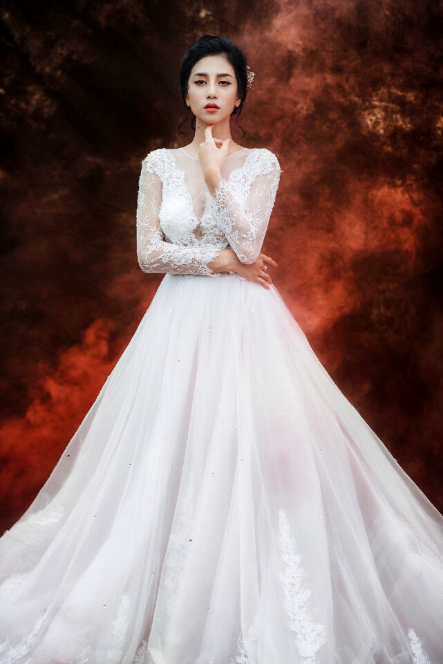 Bride wedding dress