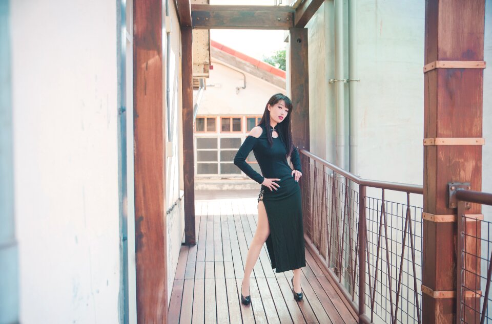 Woman girl cheongsam