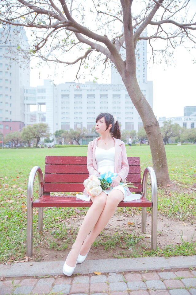 Woman girl portrait