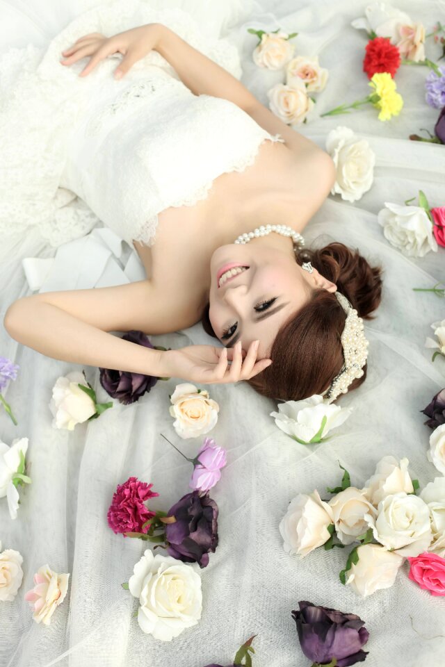 Bride wedding dress