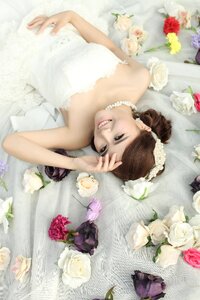 Bride wedding dress