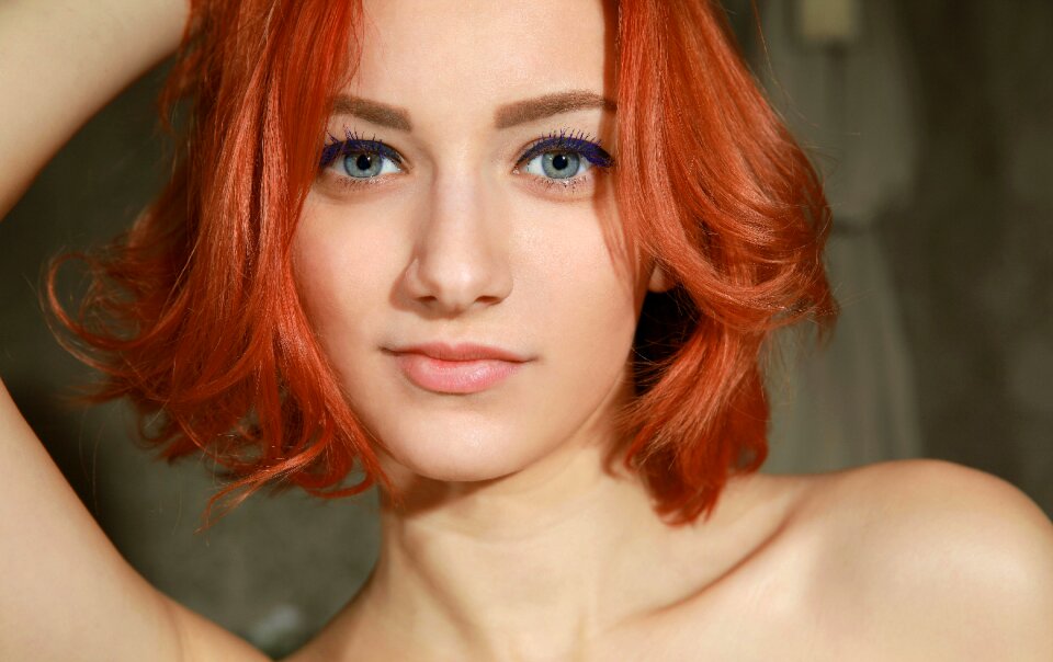 Woman girl portrait