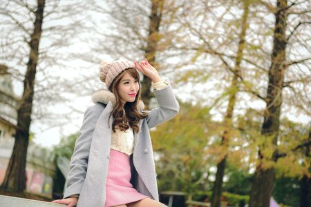 Woman girl portrait