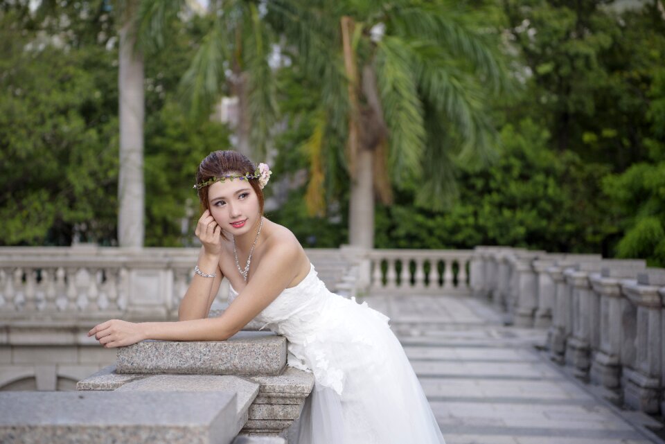 Bride wedding dress