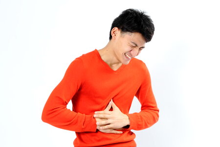 Man laugh portrait