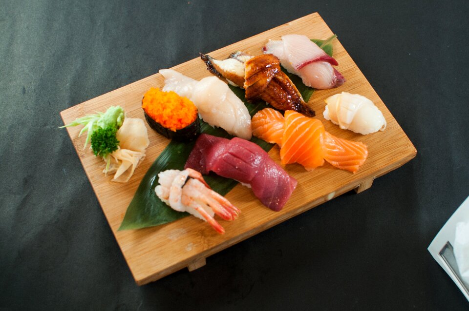 Nigiri sushi japanese food