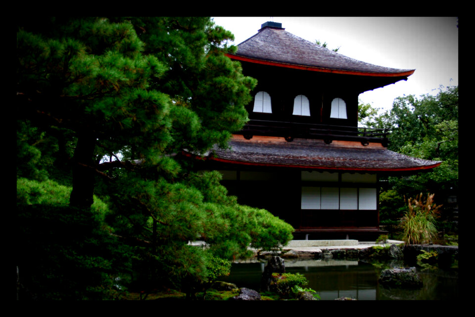Silver pavilion temple