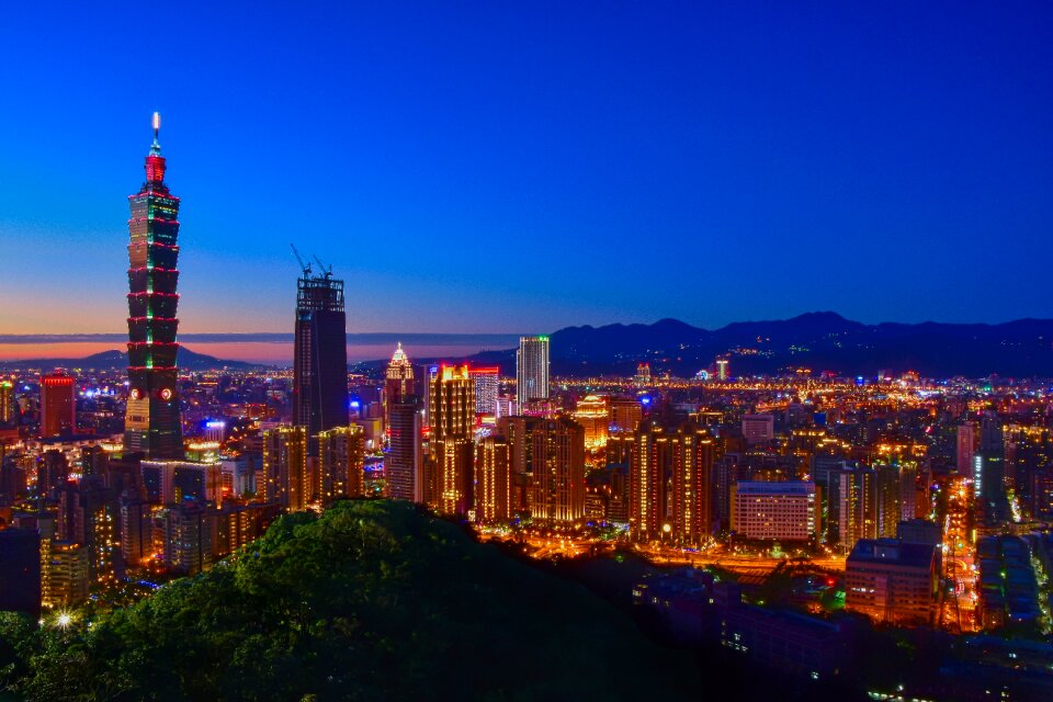 Taipei taiwan cityscape