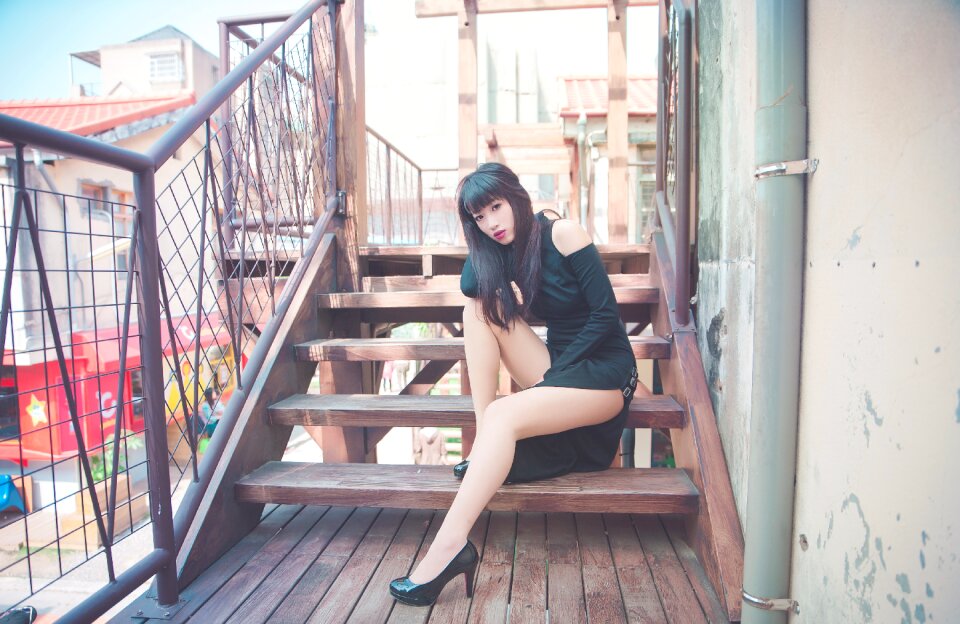 Woman girl cheongsam