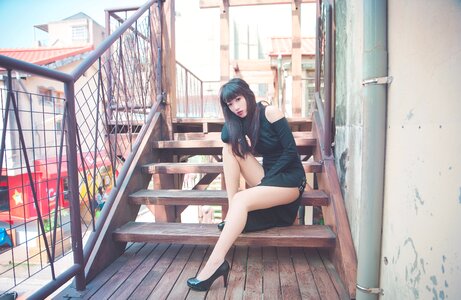 Woman girl cheongsam