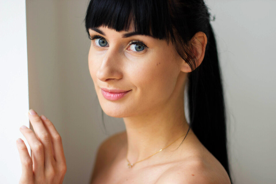 Woman girl portrait