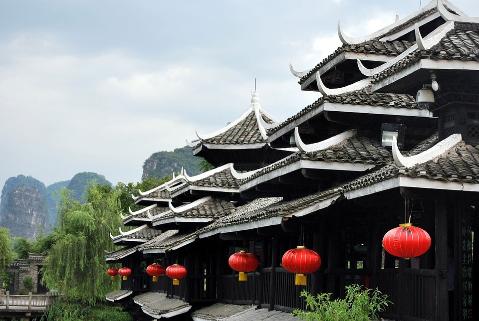 Style red lanterns