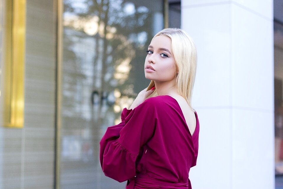 Woman girl portrait