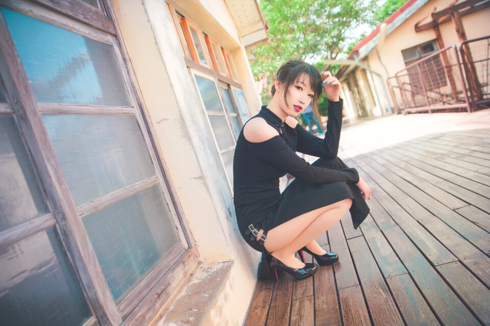 Woman girl cheongsam