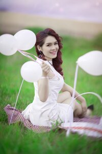 Woman girl portrait