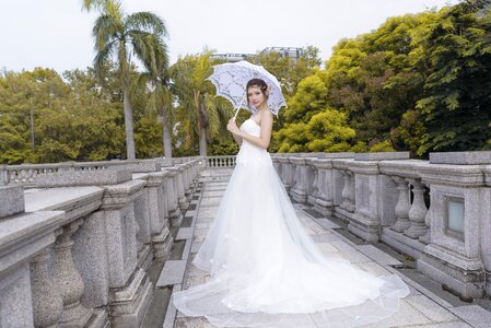 Bride wedding dress